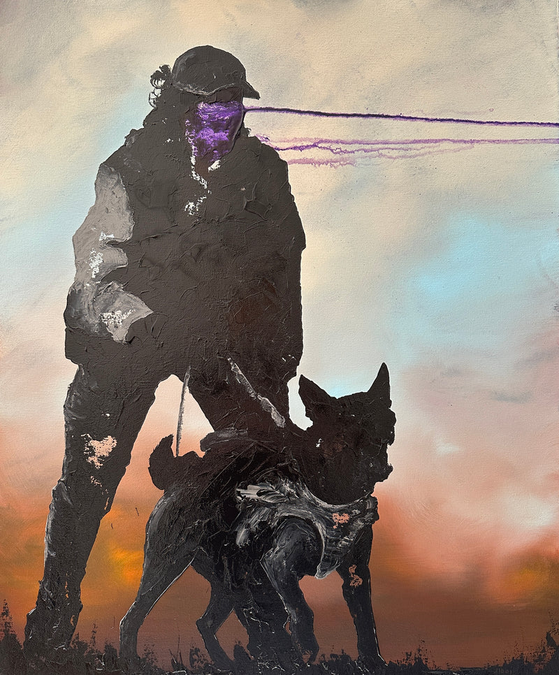 A girl and her pup