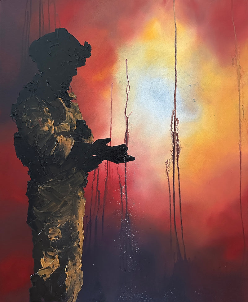 I would rather be ashes than dust 20x24