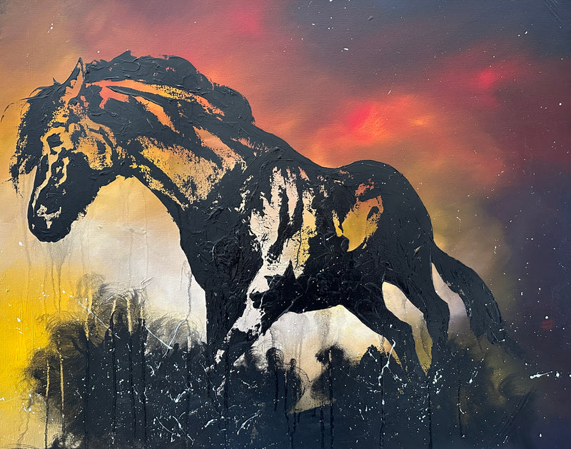 Hell’s Stallion 24x30
