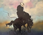Riding Broncos 24x30