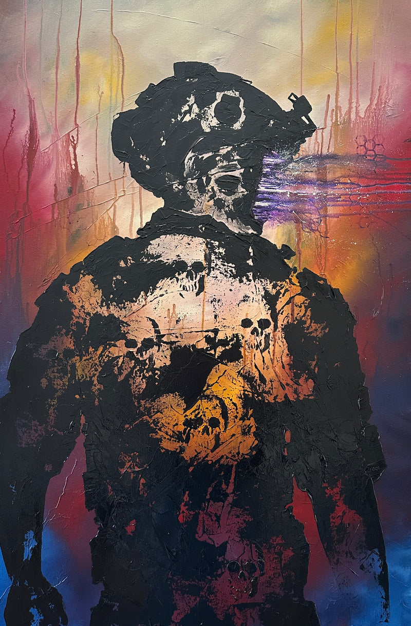 War art
Warrior
Militant
Modern warrior
Fine art
Original art