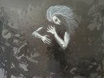 I will hold you till the darkness fades 30x40