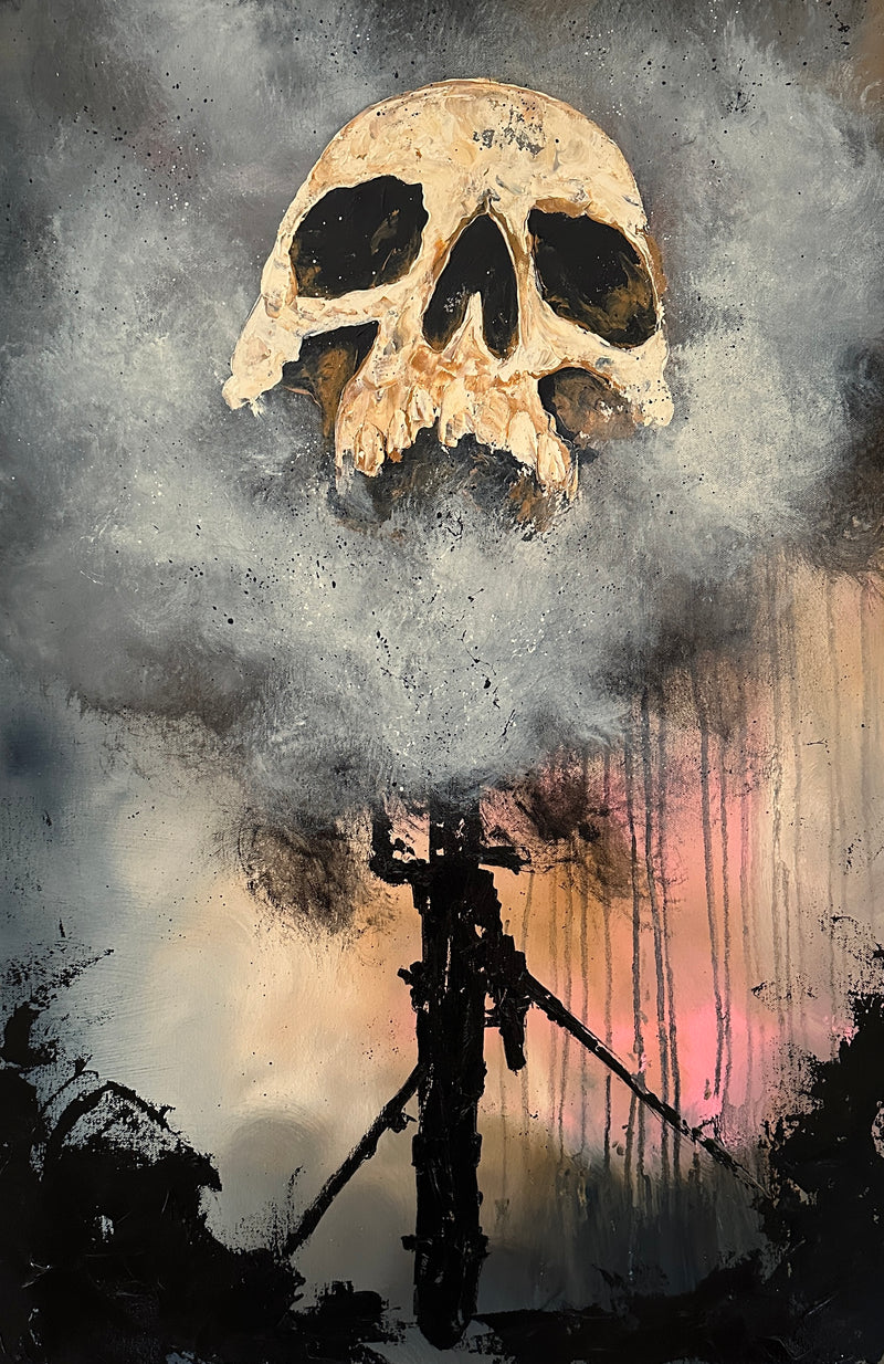 Deaths Whistle 20x30