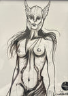 Sketch Viking Woman