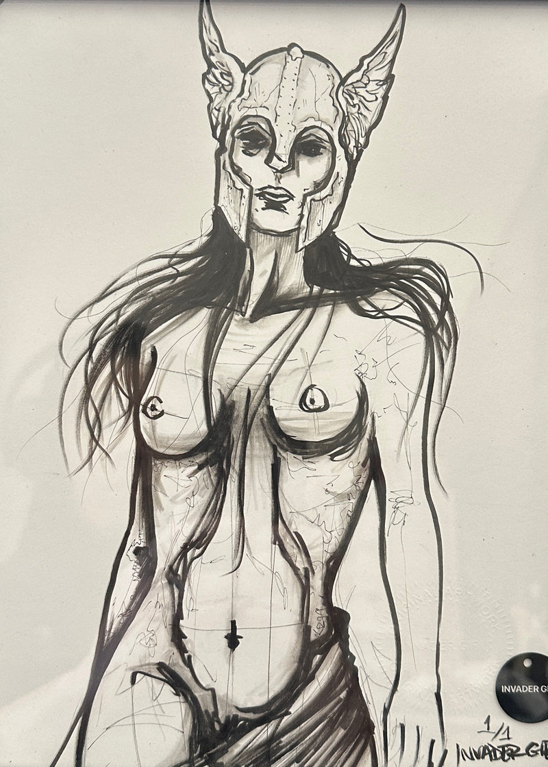 Sketch Viking Woman