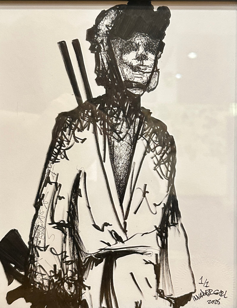 Sketch, I was meditating