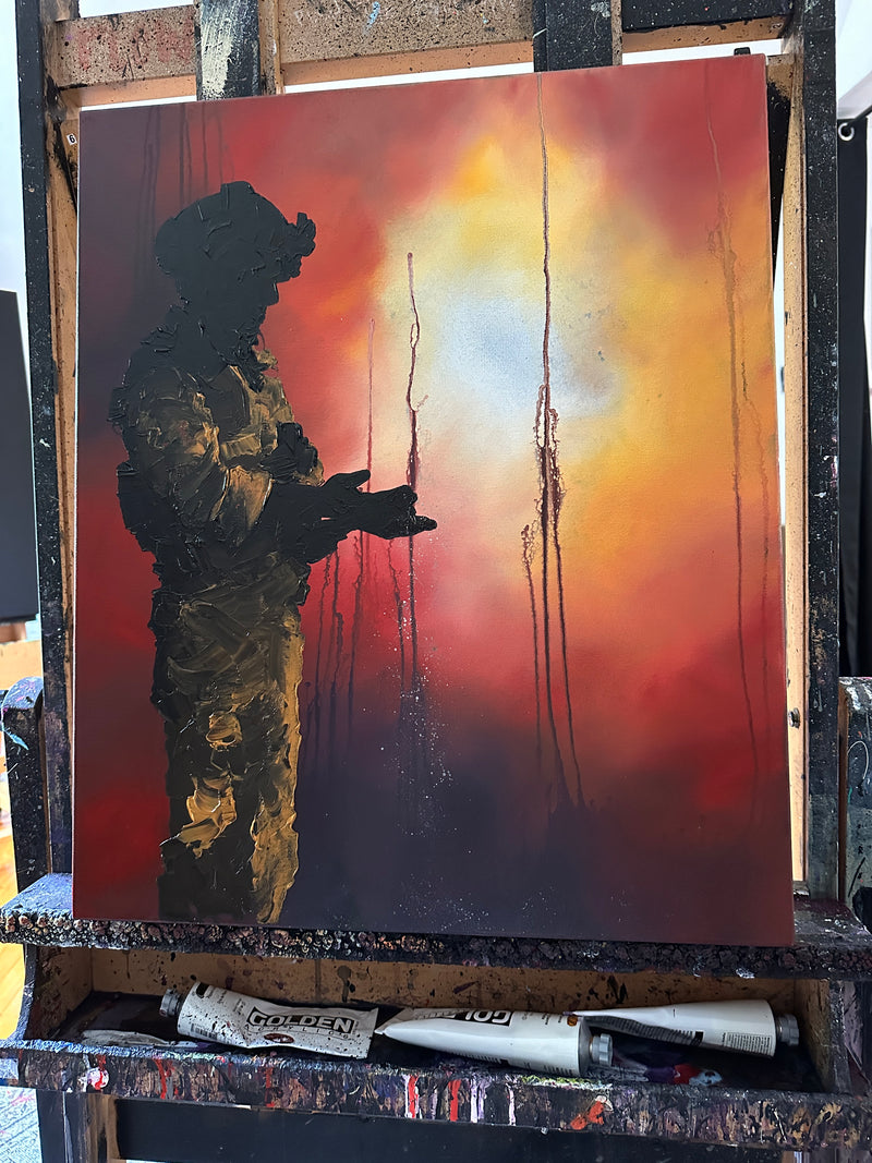I would rather be ashes than dust 20x24