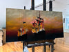 Burn the Boats 24x48