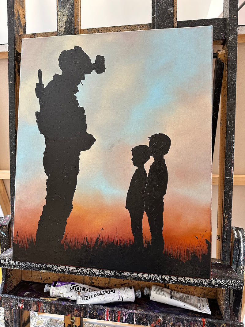 To my Sons, I’ll be right back