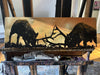 We battle with horns 8x24