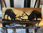 We battle with horns 8x24