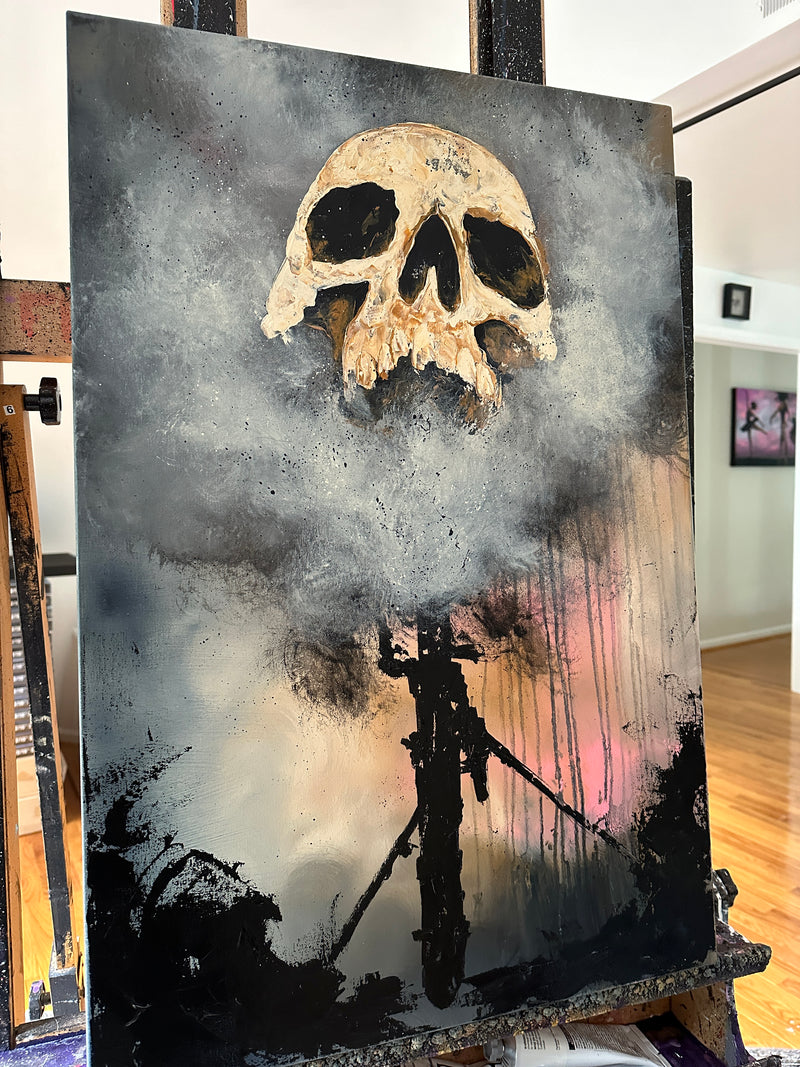 Deaths Whistle 20x30