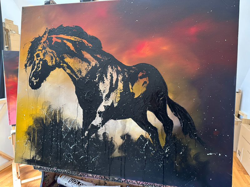 Hell’s Stallion 24x30