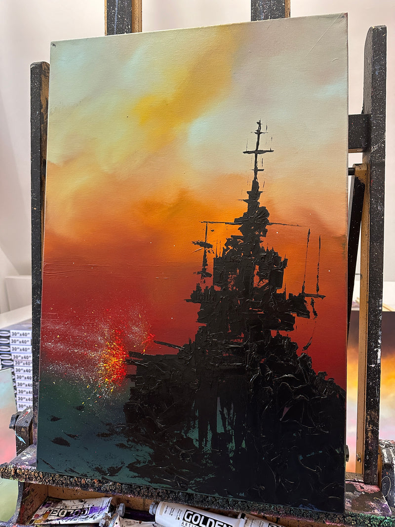 War Ship 20x30