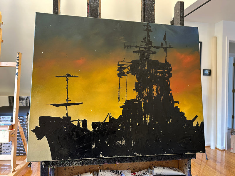 I roamed the high seas 24x30