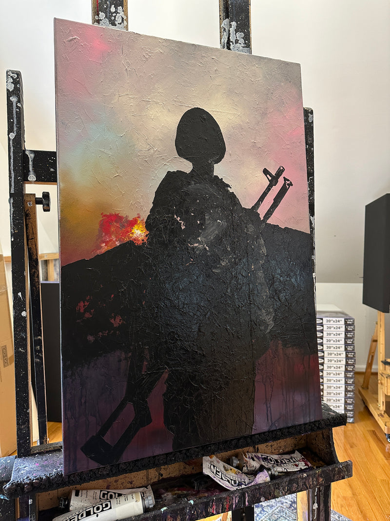 The fighting in the mountains