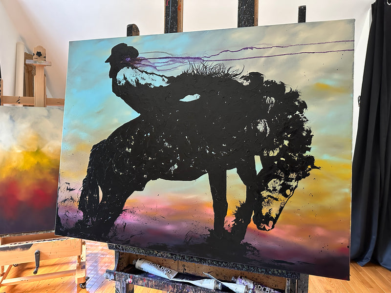 Legend of the Bronco 30x40