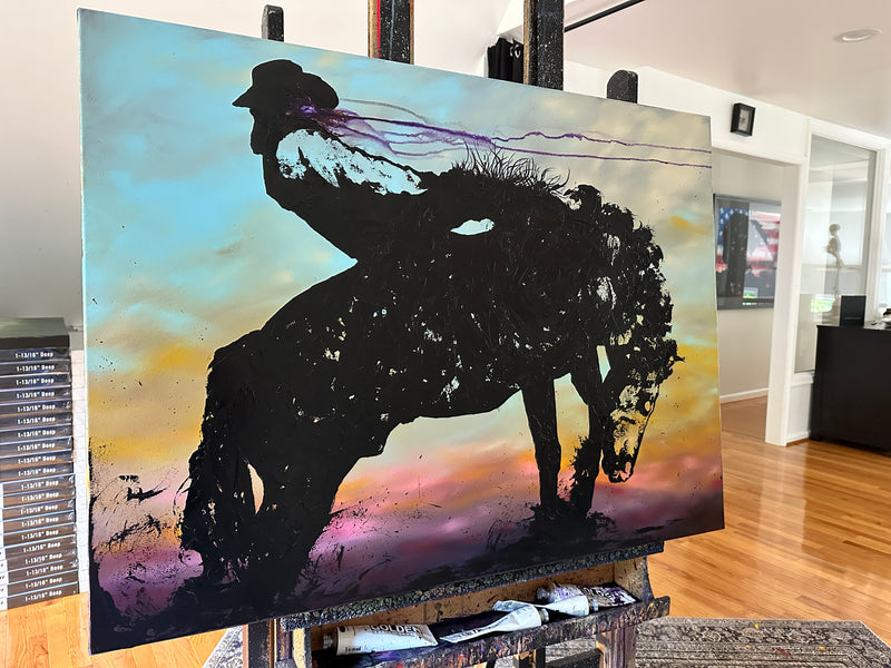 Legend of the Bronco 30x40