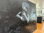 I will hold you till the darkness fades 30x40