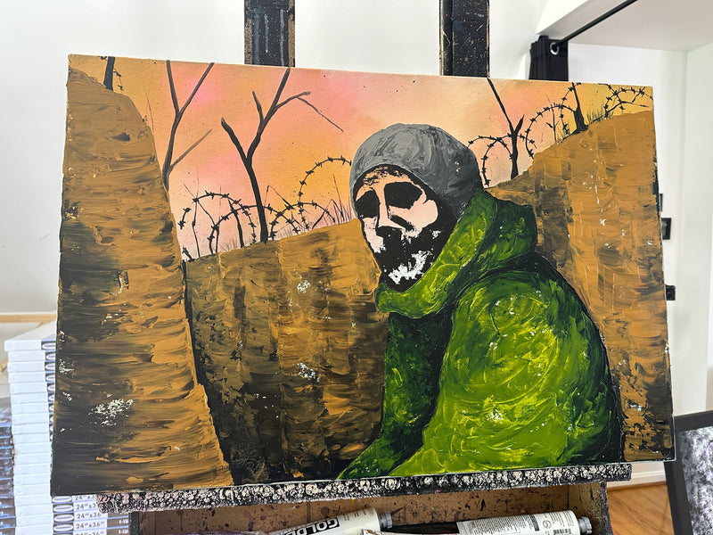 Where then is the road to peace 20x30