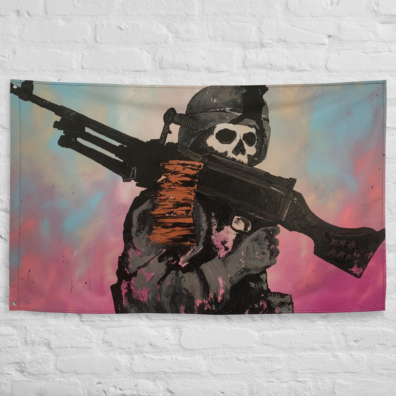 Machine Gunner Flag