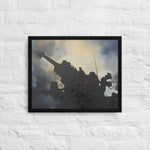 Howitzer Framed canvas