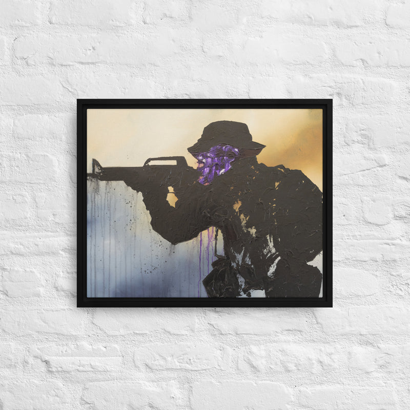 Do not self select Framed canvas