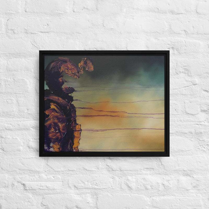 Man in the Arena Framed canvas
