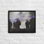 Still at War Framed canvas