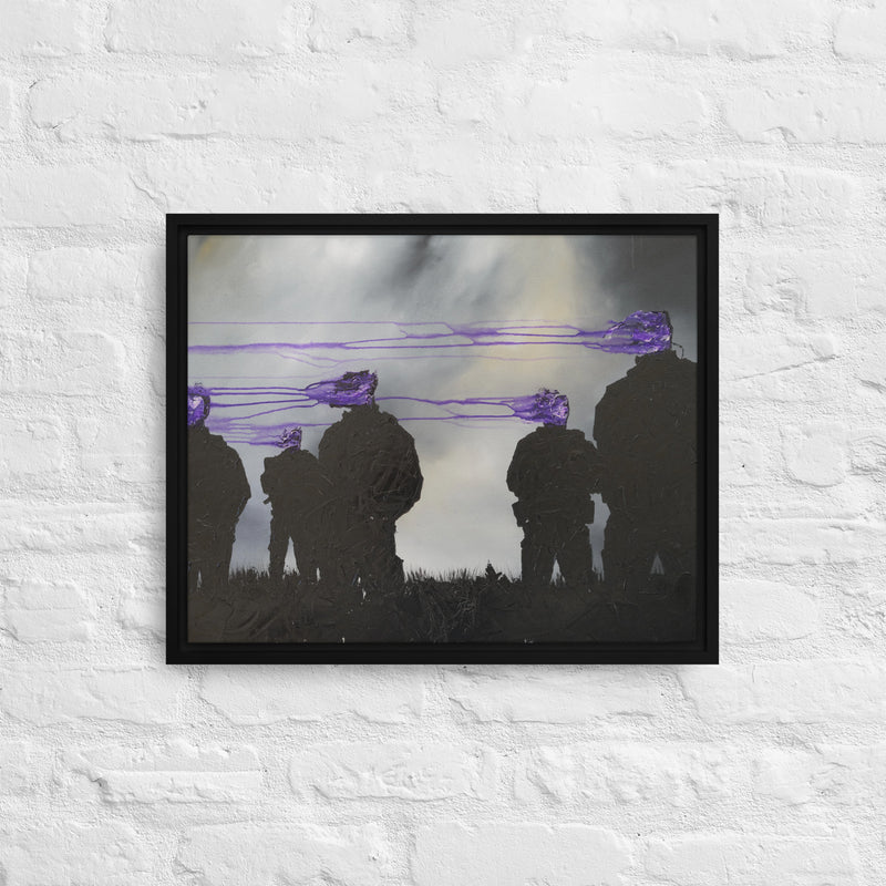 Still at War Framed canvas