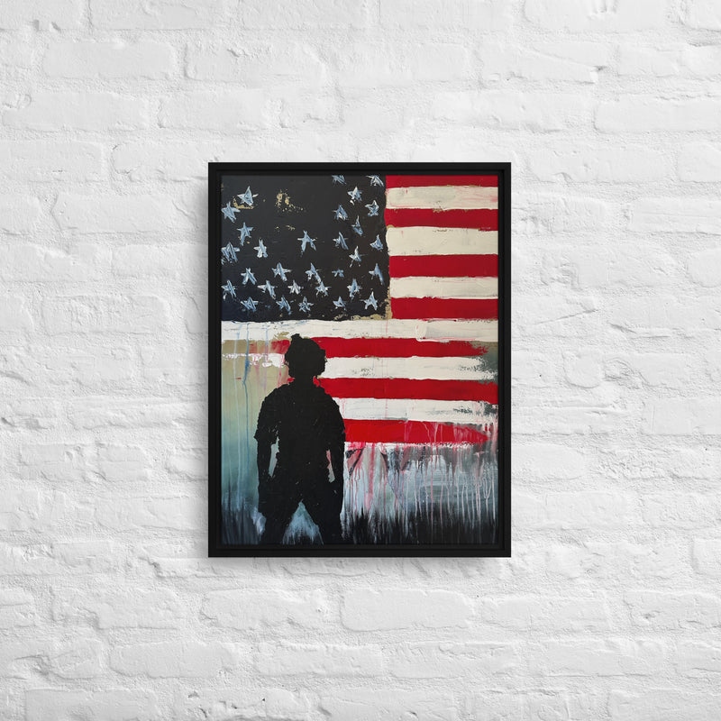 American Made Framed canvas