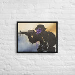 Do not self select Framed canvas