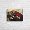 Fighting Death Framed canvas