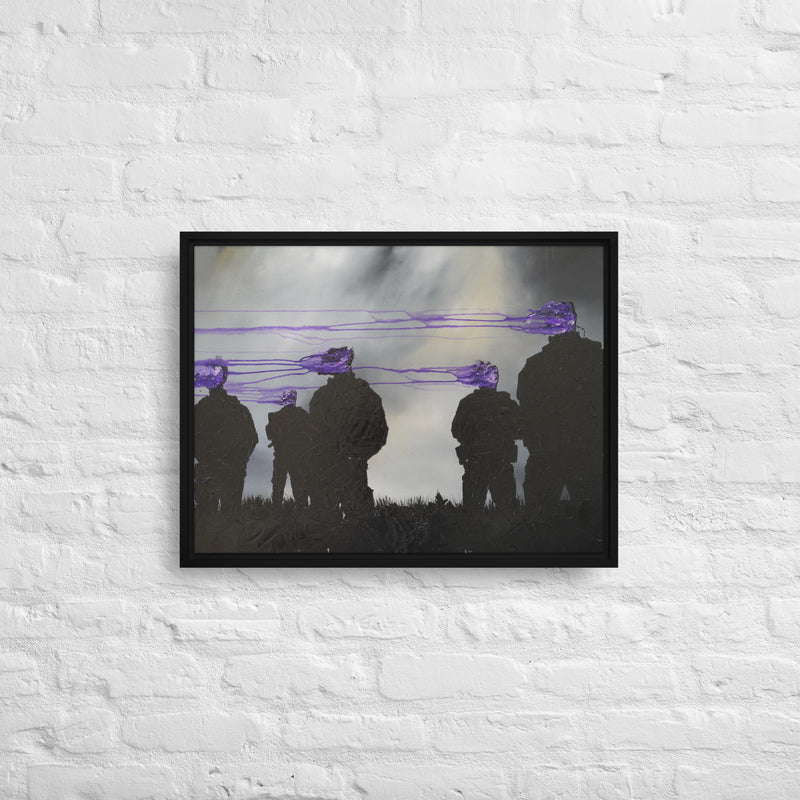 Still at War Framed canvas