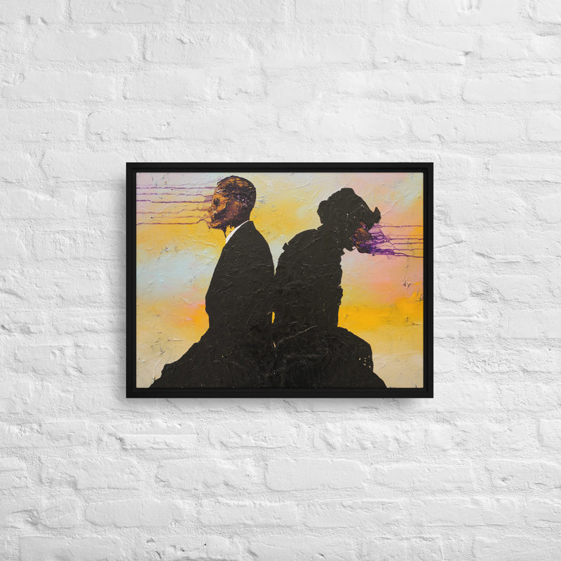 Let this not be the last great thing you do Framed canvas
