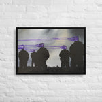 Still at War Framed canvas