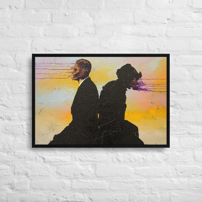 Let this not be the last great thing you do Framed canvas
