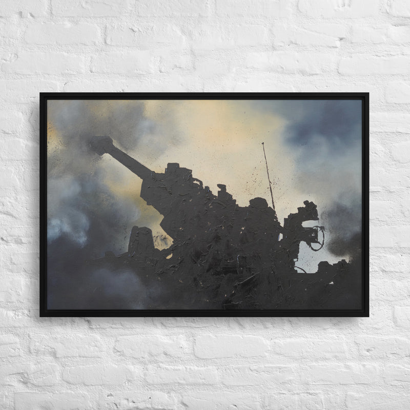 Howitzer Framed canvas