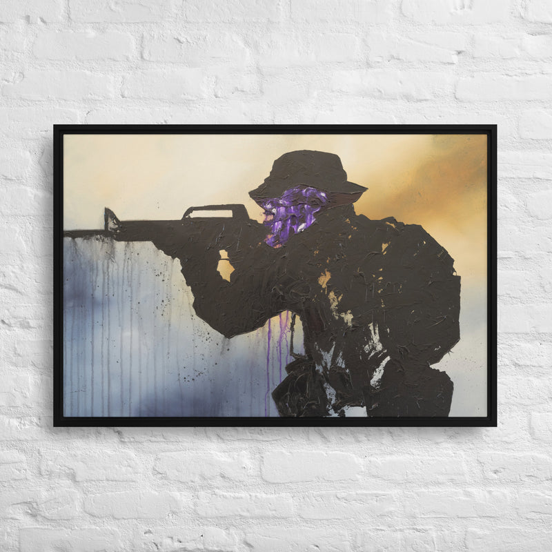 Do not self select Framed canvas