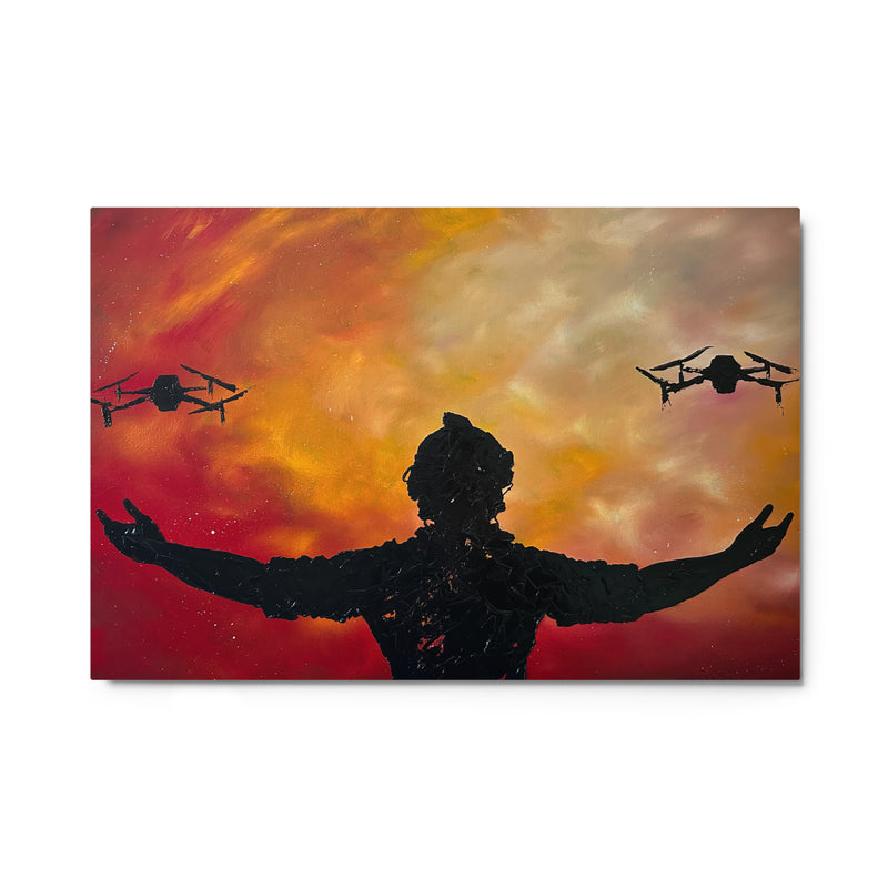 Lord of the Drones Metal prints