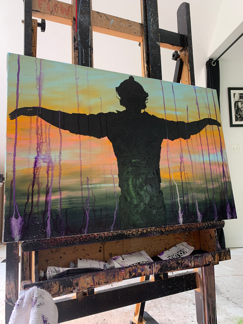 Touching the Edge 20x30