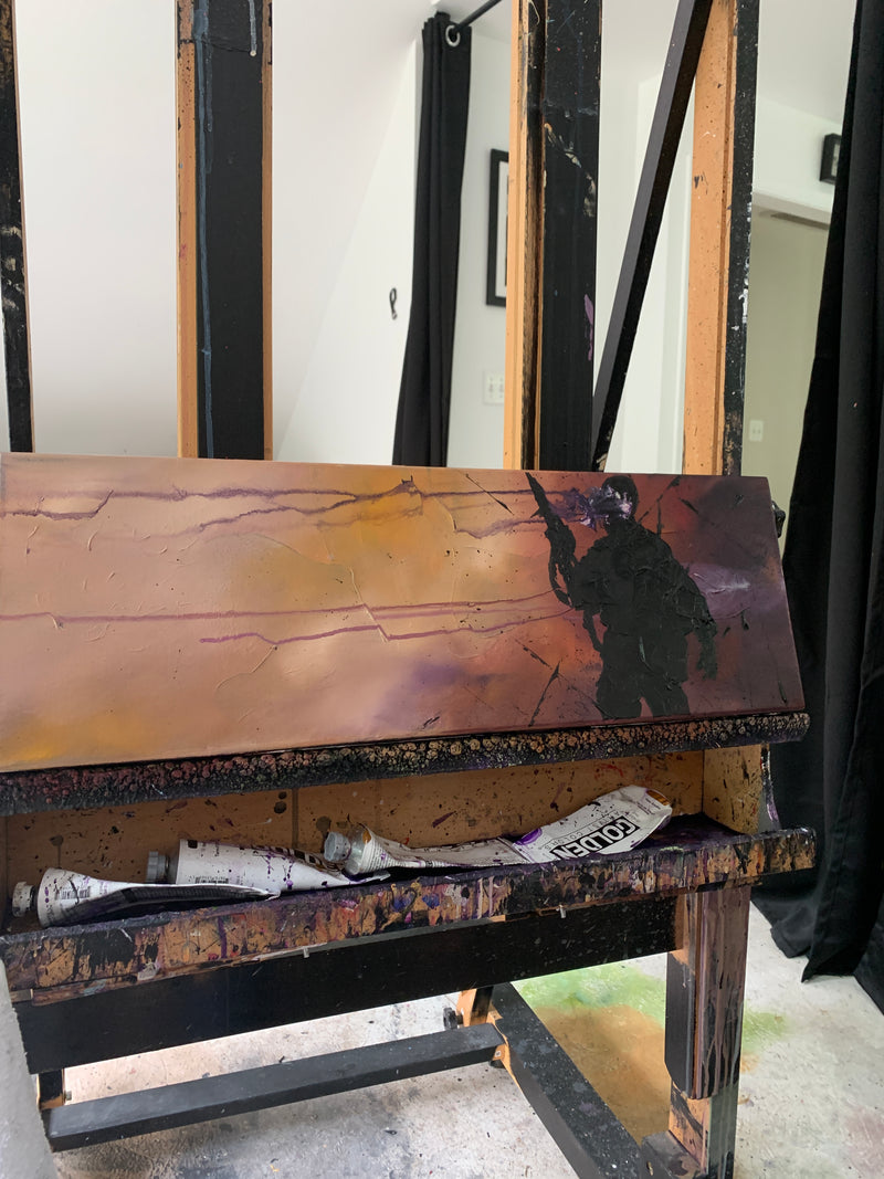 The road towards the light 8x24