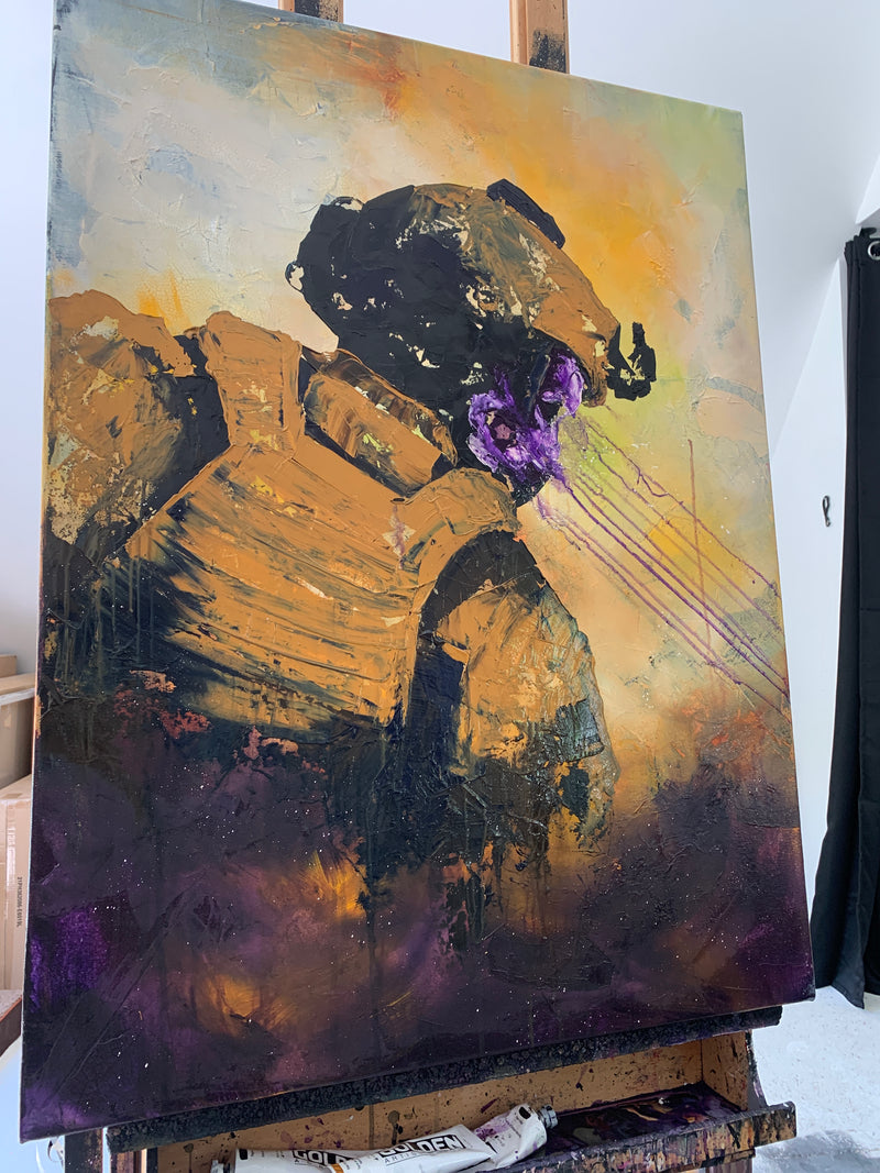 Lean into the Fear 30x40