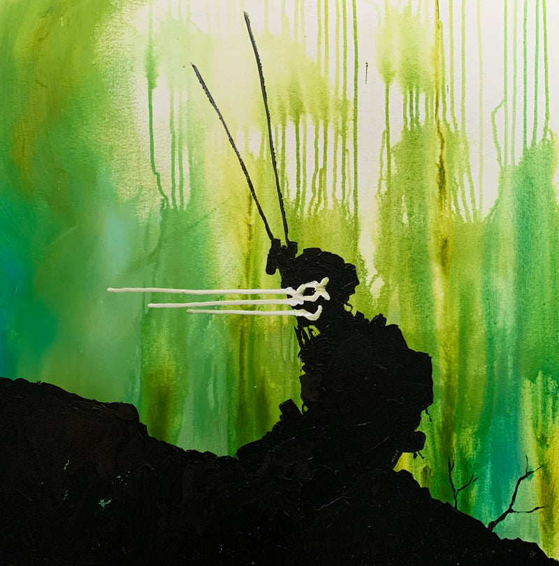 Green Hues 24x24