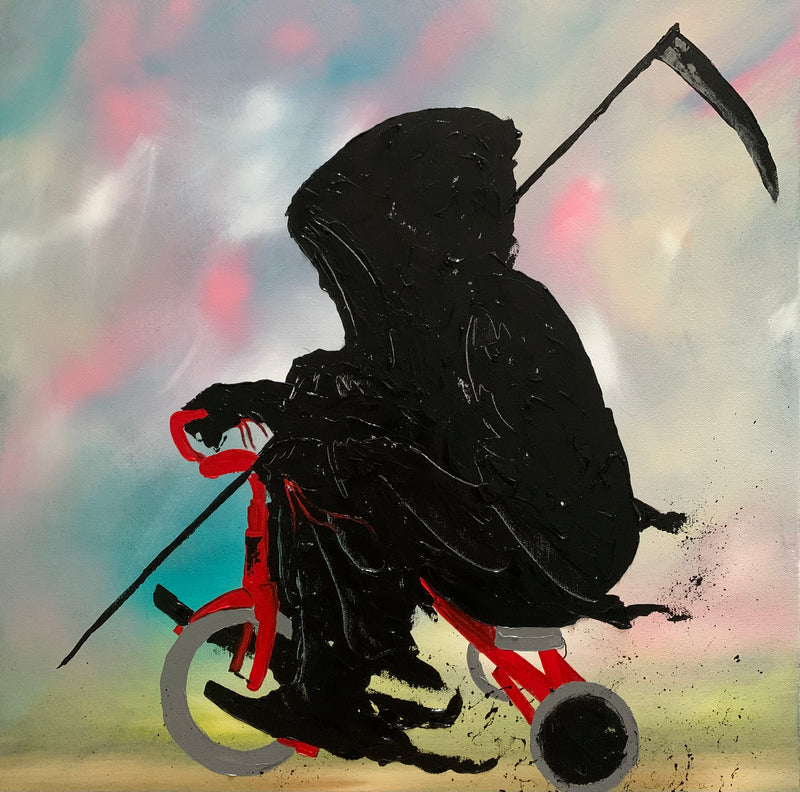 Red Tricycle 24x24