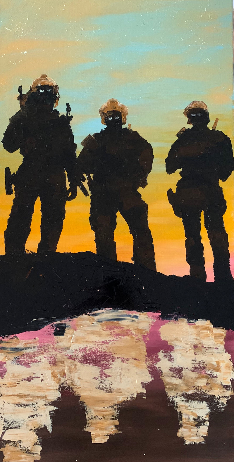 Hell and Heaven 18x36