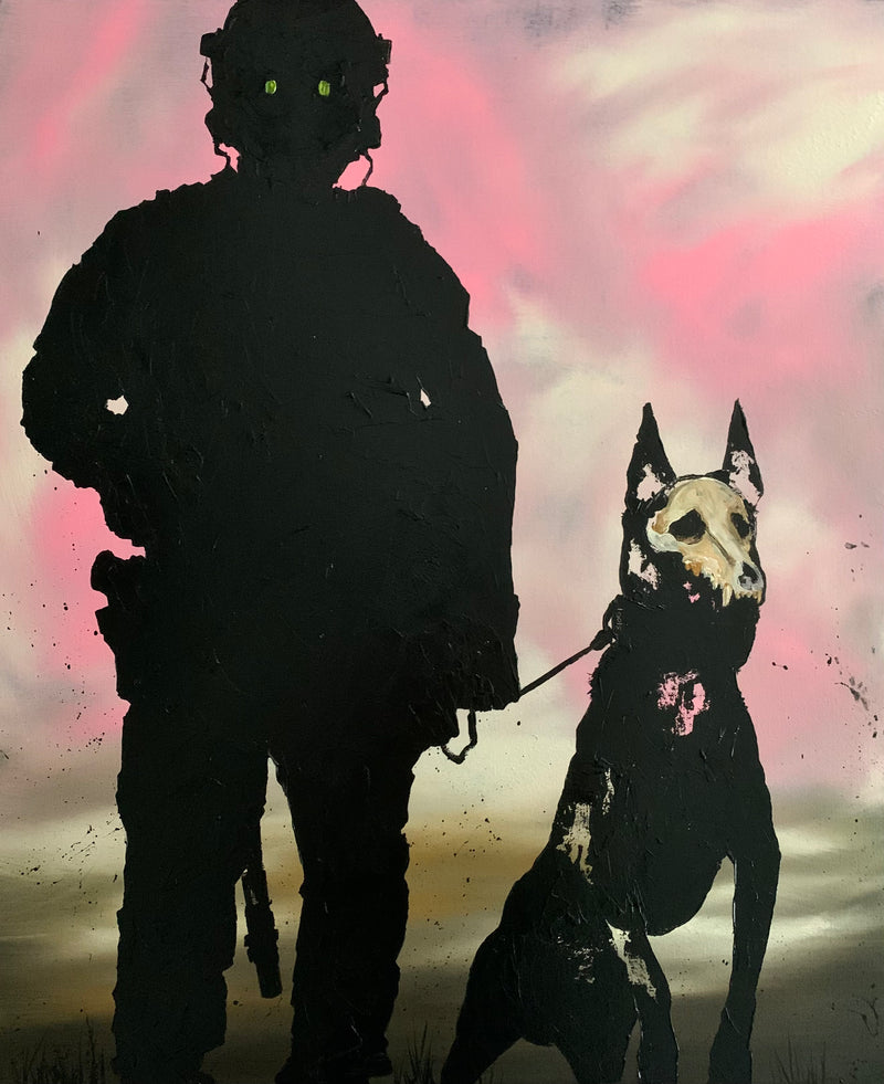 Let loose the Dogs of War 20x24