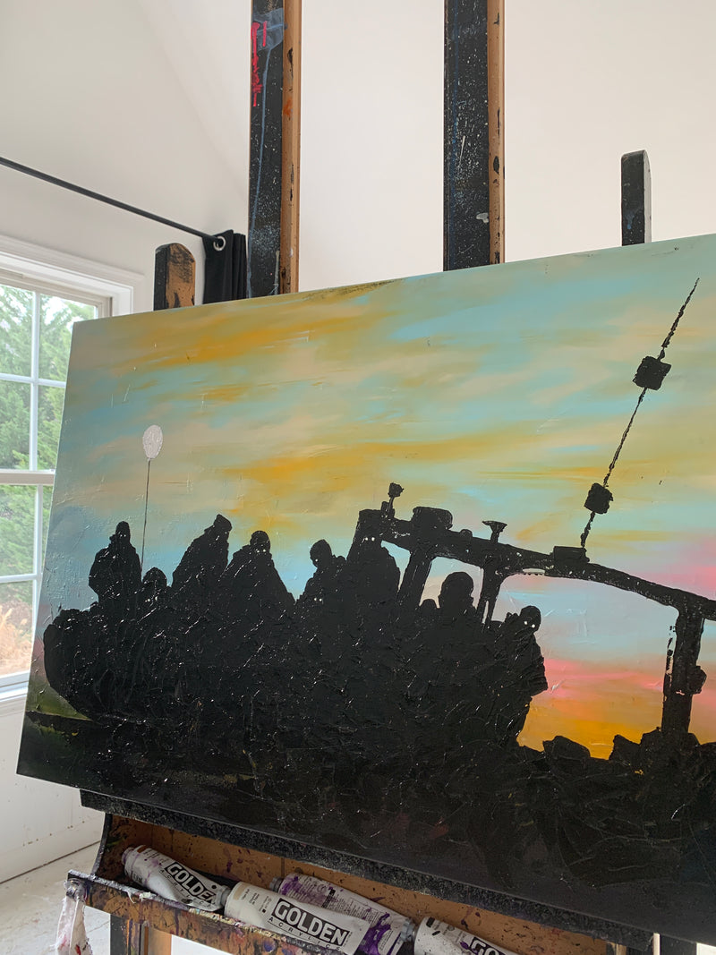 The White Ballon 24x36