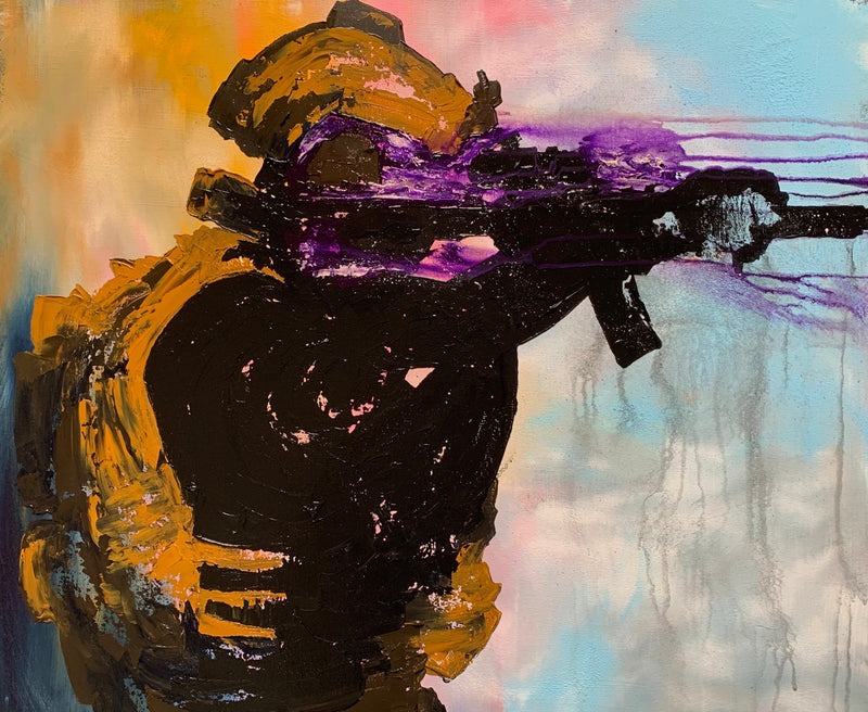 As my soul escaped 20x24
