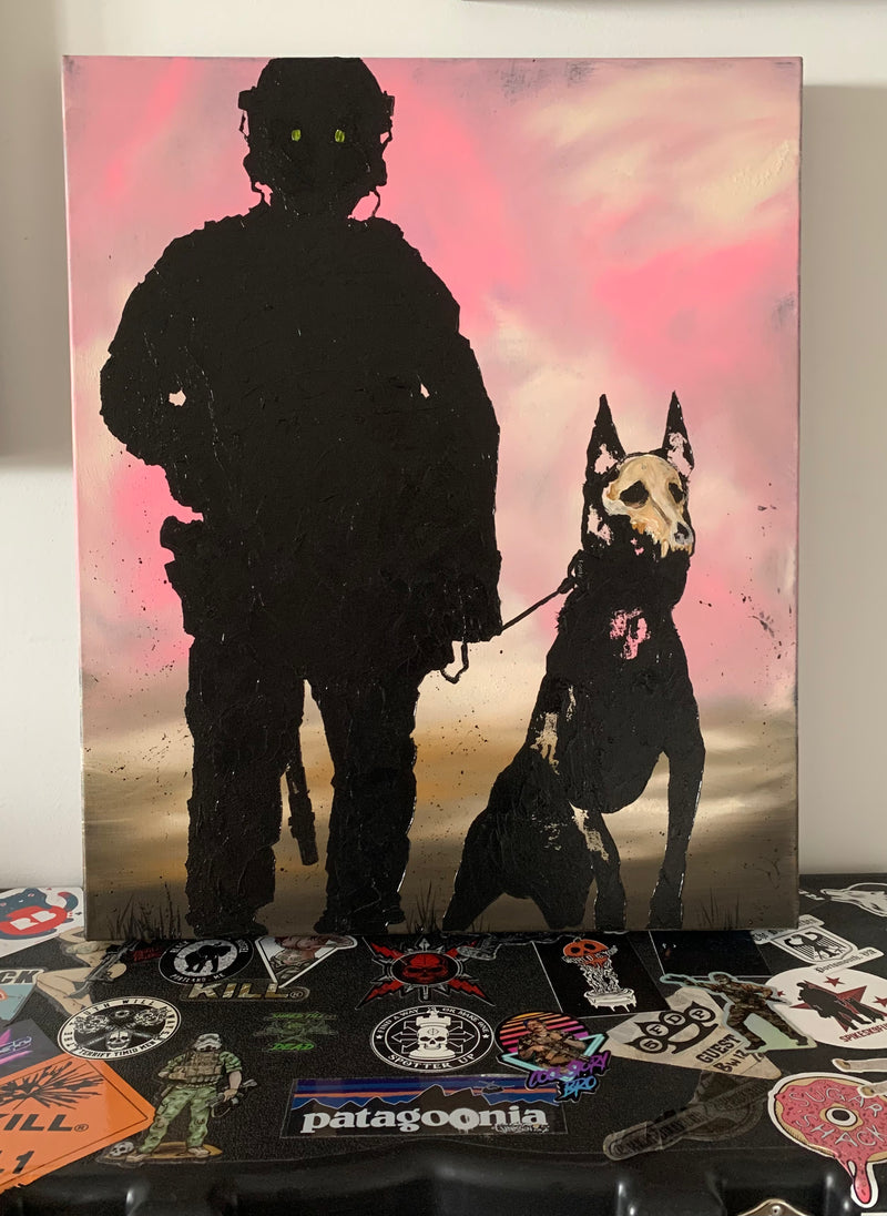Let loose the Dogs of War 20x24
